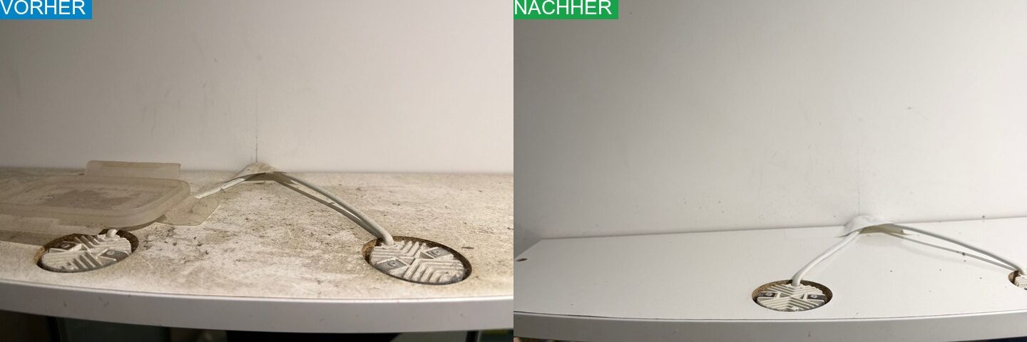 AYA Reinigung Vorher Nachher