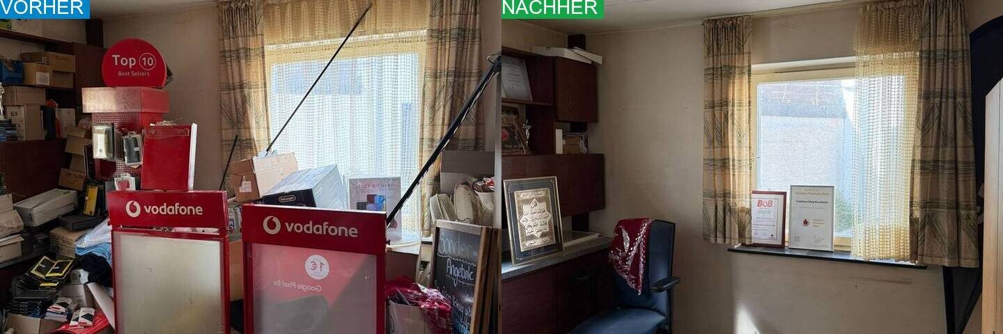 AYA Reinigung Vorher Nachher