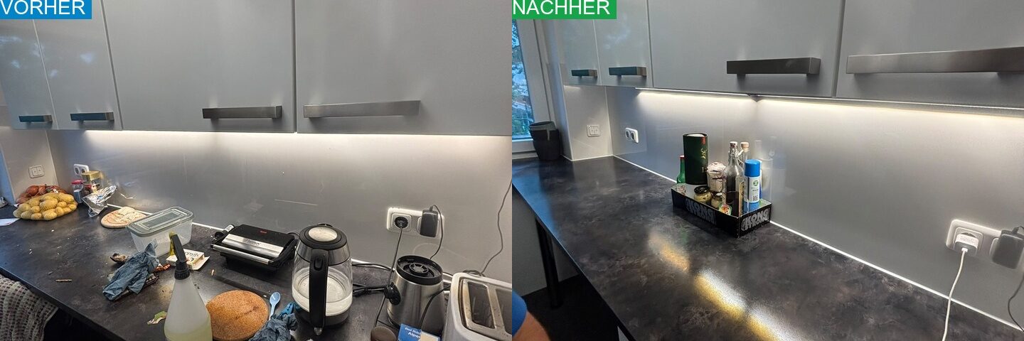 AYA Reinigung Vorher Nachher