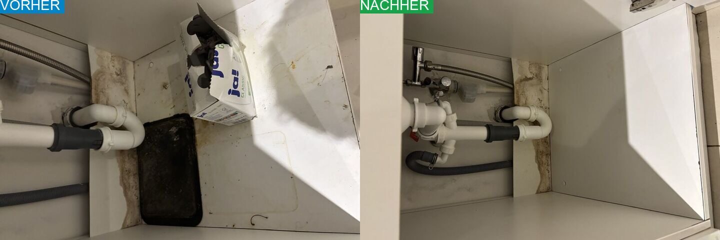 AYA Reinigung Vorher Nachher